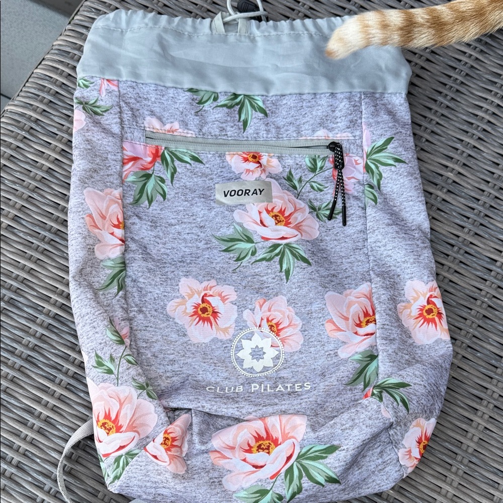 Vooray by Club Pilates Floral Drawstring Backpack